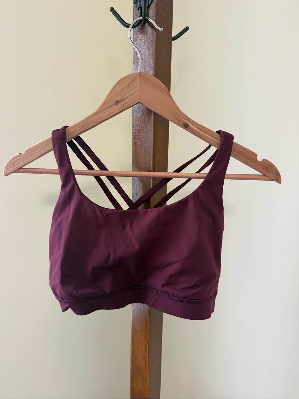 lululemon athletica Strappy Sports Bra - Wine